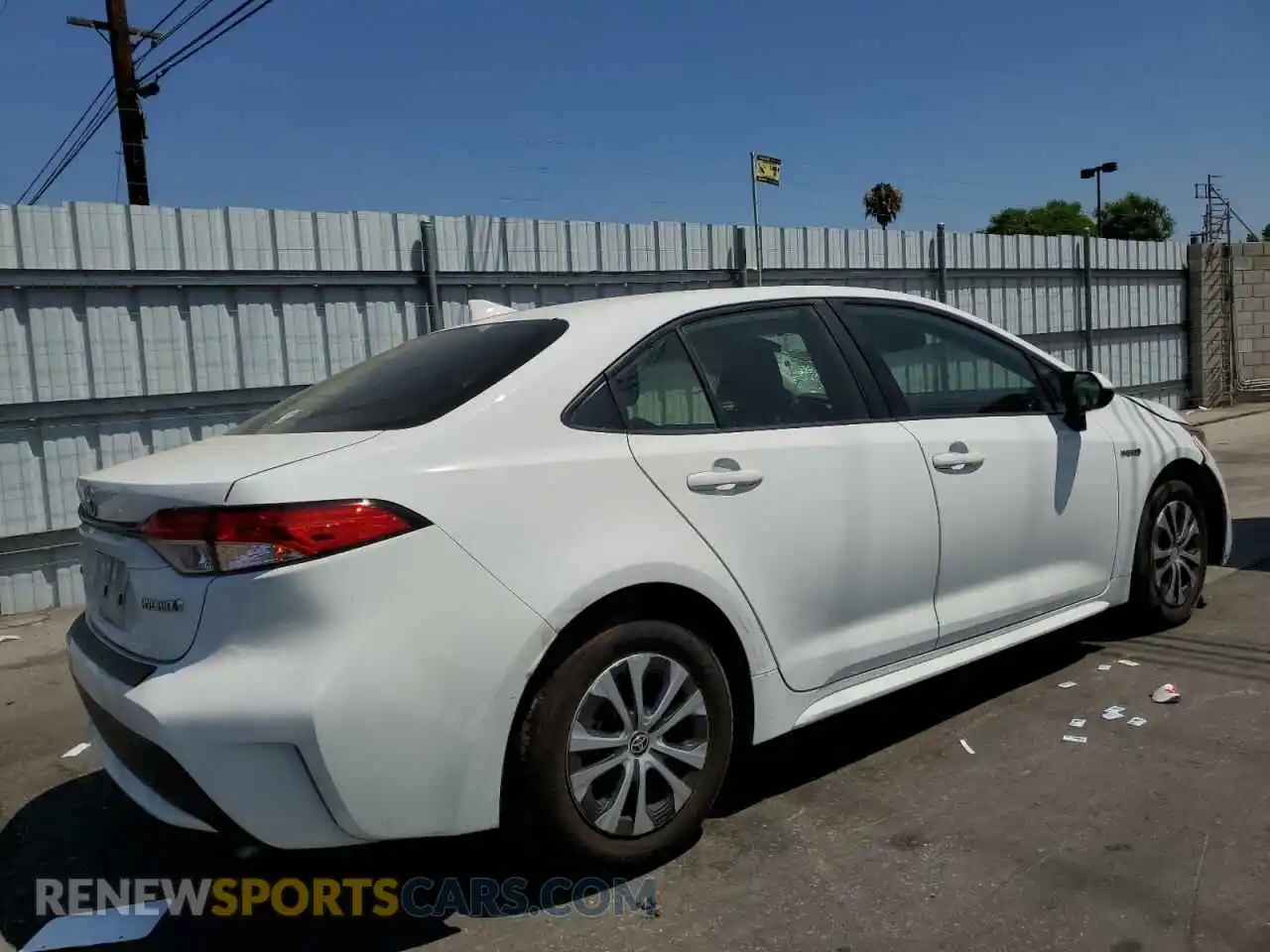 3 Photograph of a damaged car JTDEAMDE3MJ031713 TOYOTA COROLLA 2021