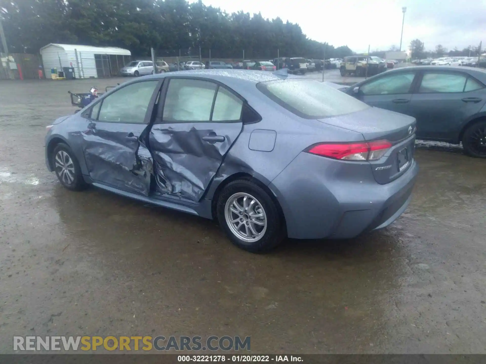 3 Photograph of a damaged car JTDEAMDE3MJ031887 TOYOTA COROLLA 2021
