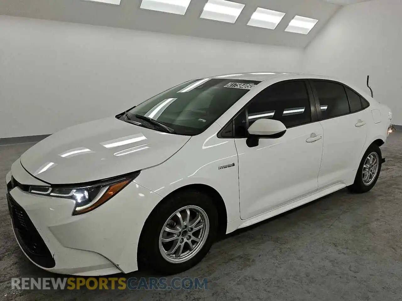 1 Photograph of a damaged car JTDEAMDE3MJ033753 TOYOTA COROLLA 2021