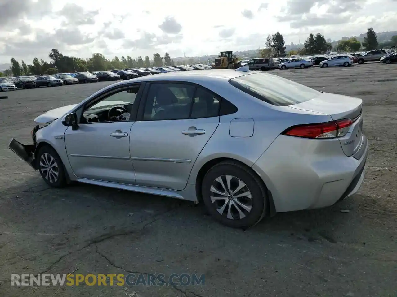 2 Photograph of a damaged car JTDEAMDE3MJ034160 TOYOTA COROLLA 2021