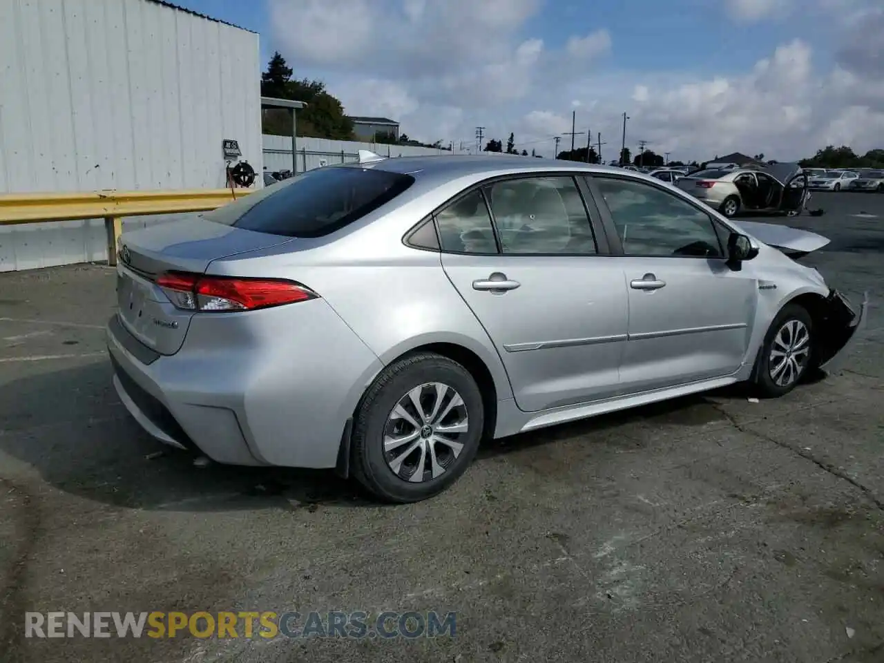 3 Photograph of a damaged car JTDEAMDE3MJ034160 TOYOTA COROLLA 2021