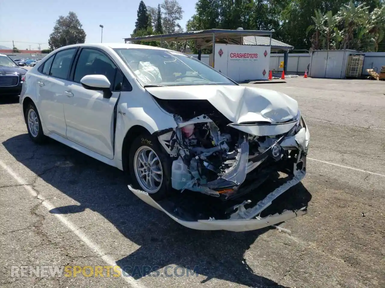 1 fotografías del automóvil dañado JTDEAMDE4MJ016055 TOYOTA COROLLA 2021