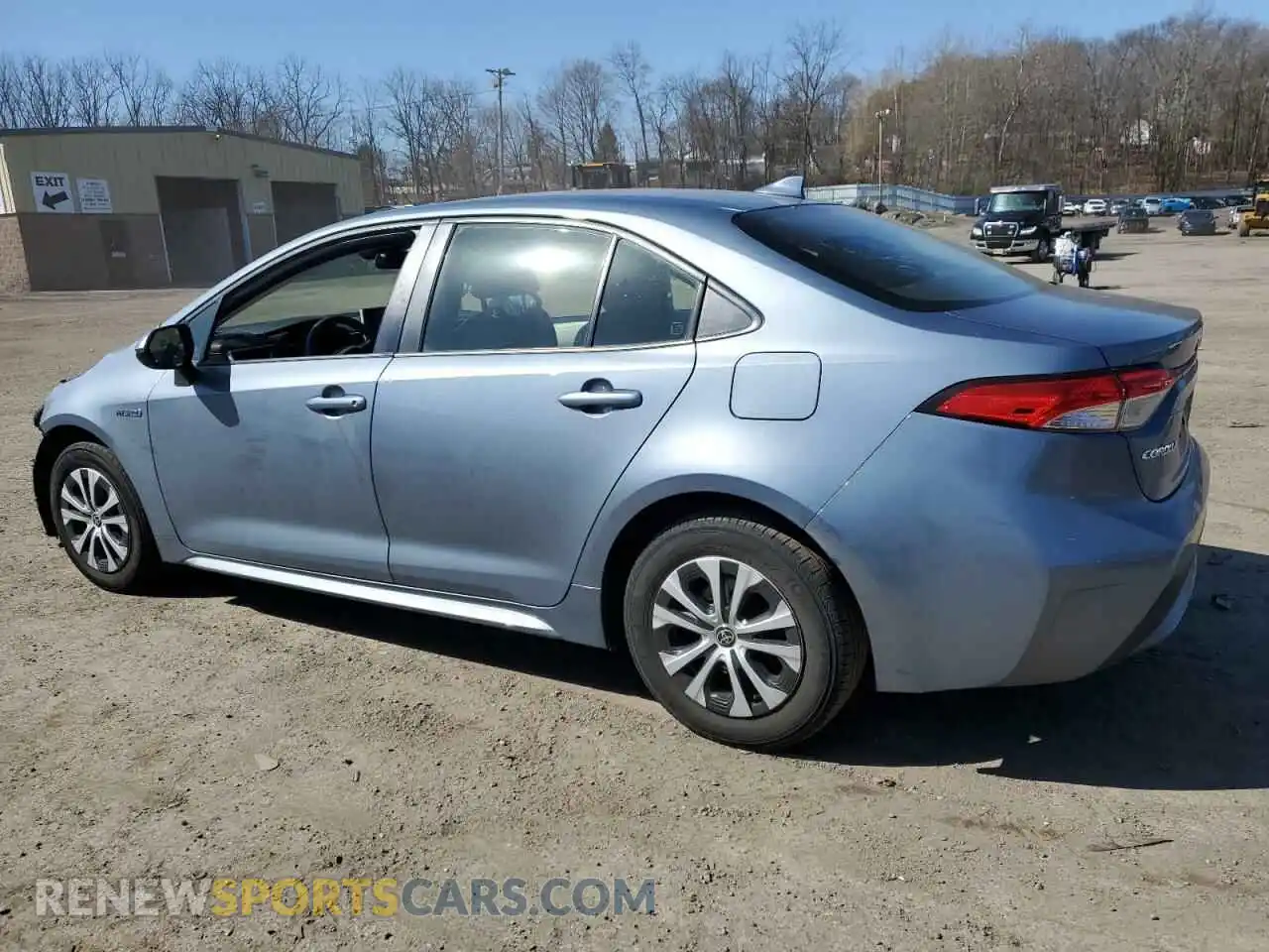 2 Photograph of a damaged car JTDEAMDE4MJ018985 TOYOTA COROLLA 2021