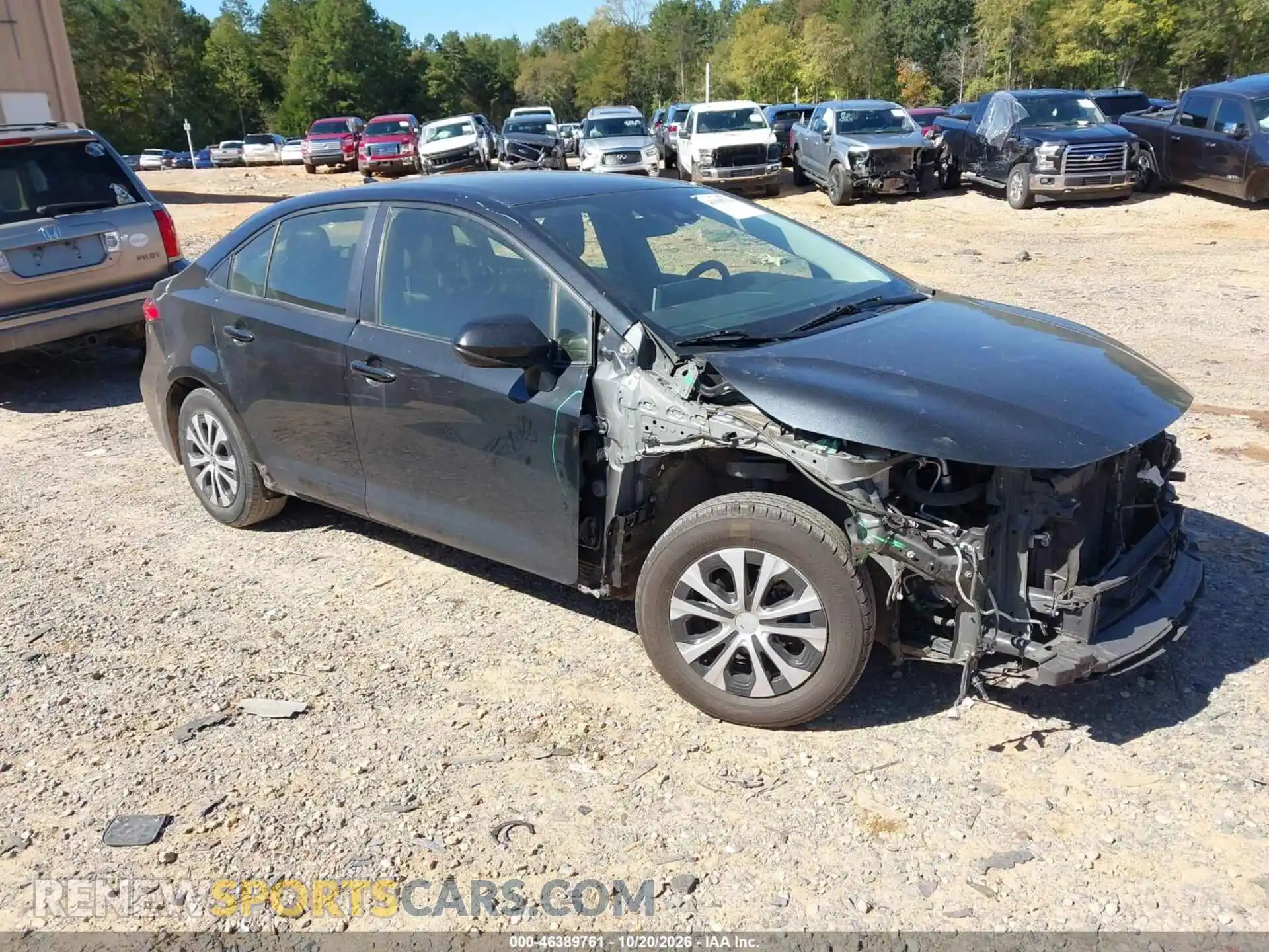 1 fotografías del automóvil dañado JTDEAMDE4MJ019232 TOYOTA COROLLA 2021