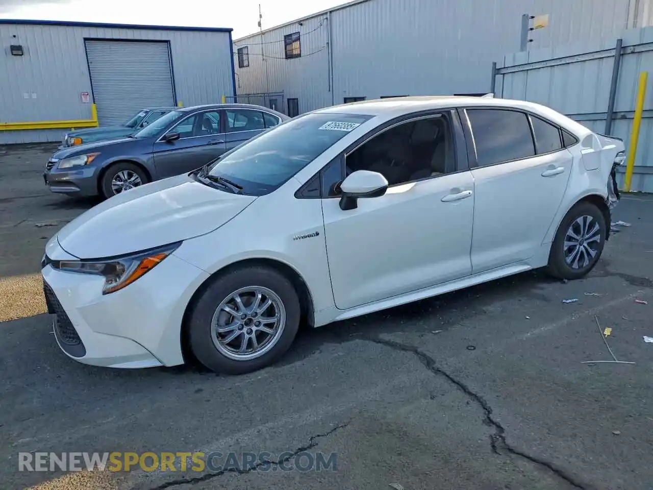 1 Photograph of a damaged car JTDEAMDE4MJ021479 TOYOTA COROLLA 2021