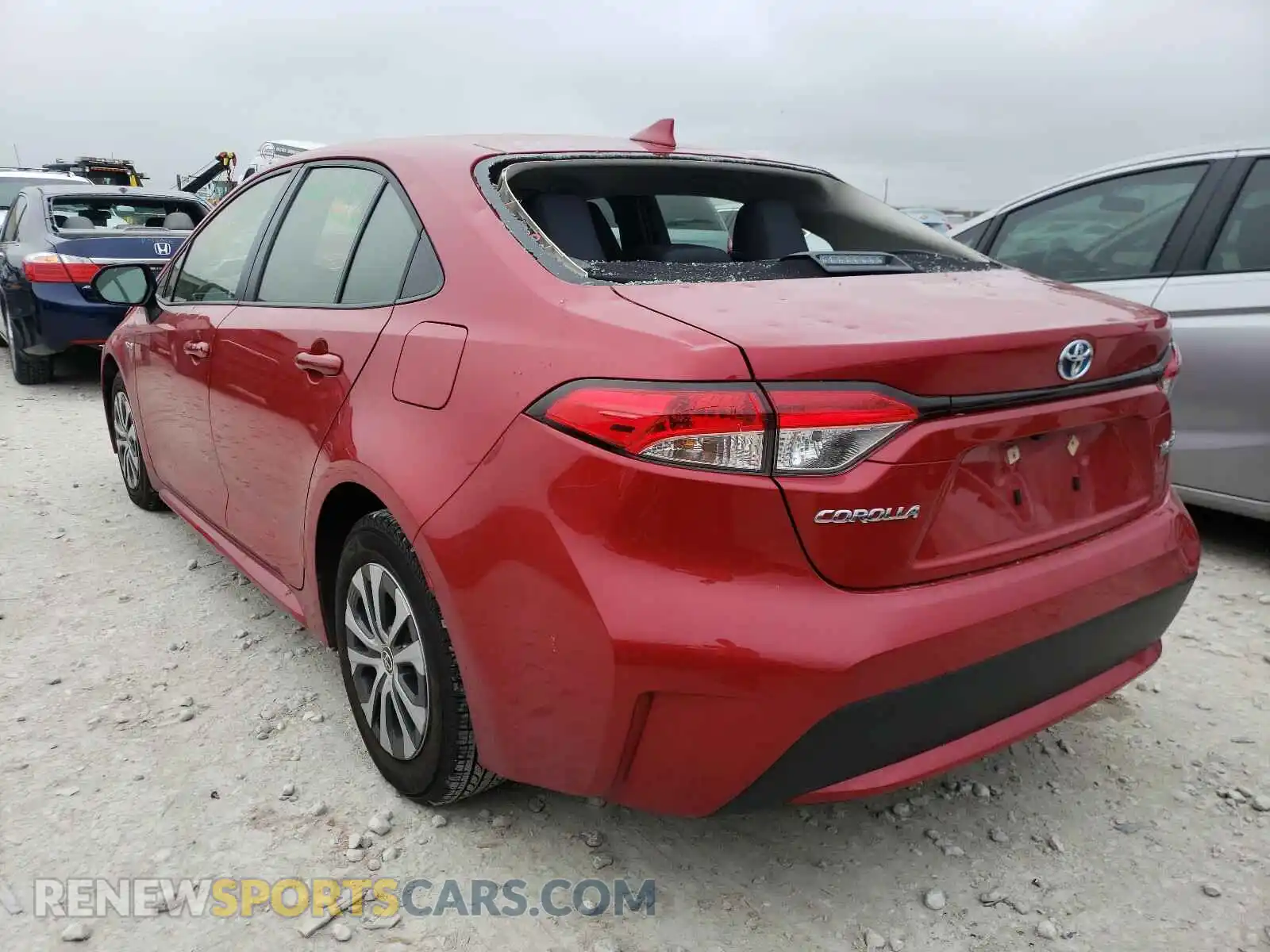 3 Photograph of a damaged car JTDEAMDE5MJ007719 TOYOTA COROLLA 2021