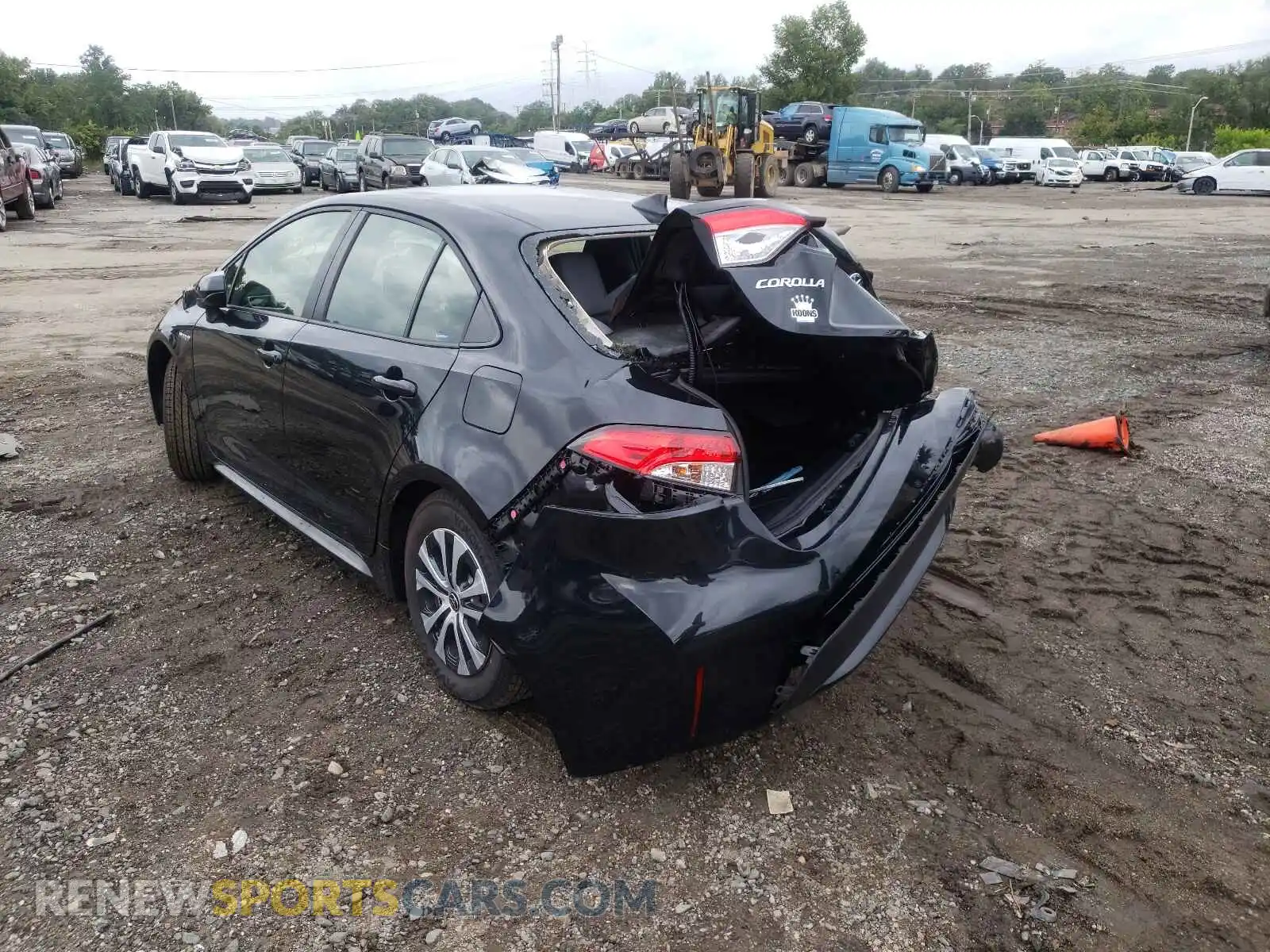 3 Photograph of a damaged car JTDEAMDE5MJ012709 TOYOTA COROLLA 2021