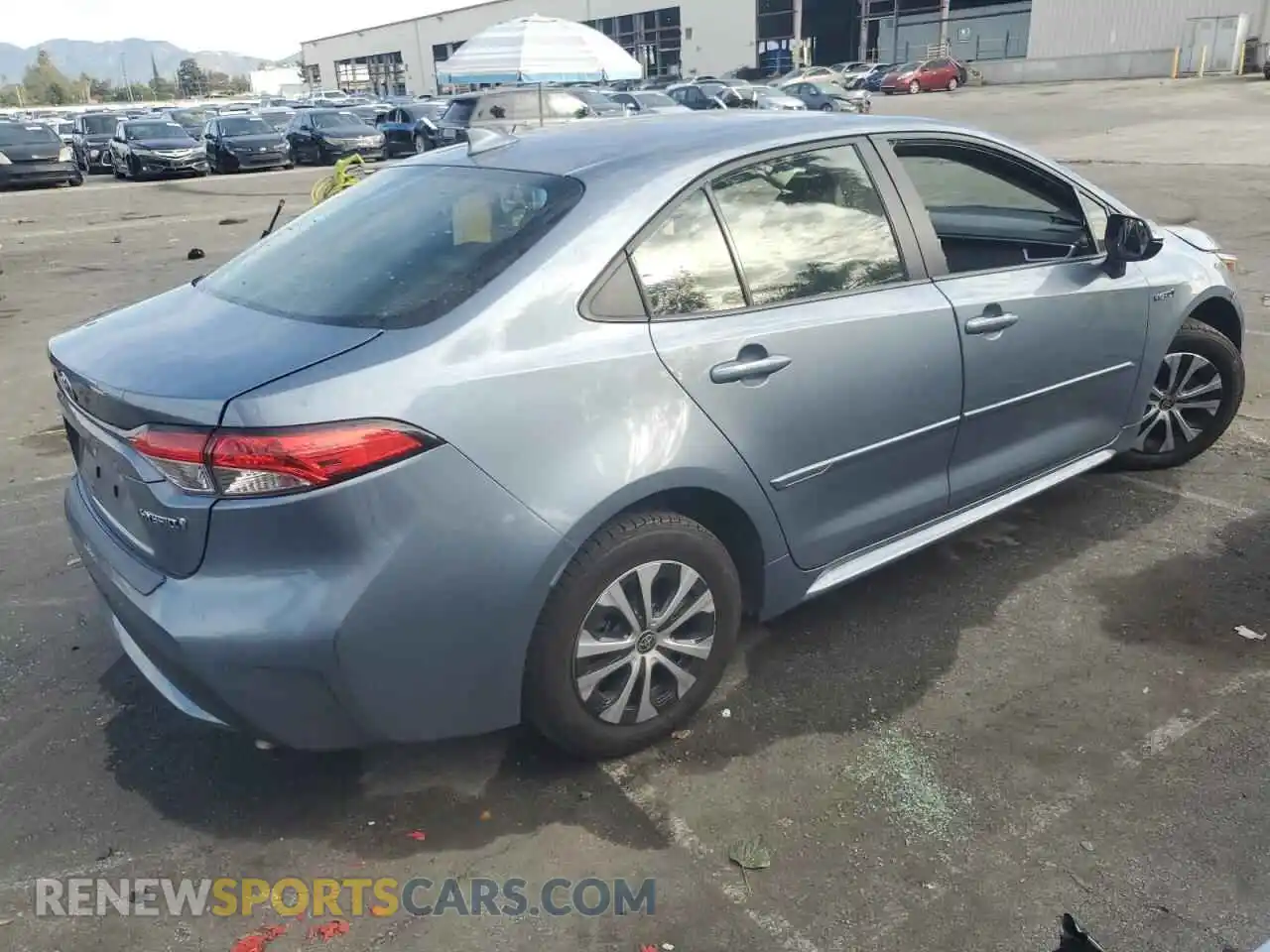 3 Photograph of a damaged car JTDEAMDE5MJ020437 TOYOTA COROLLA 2021