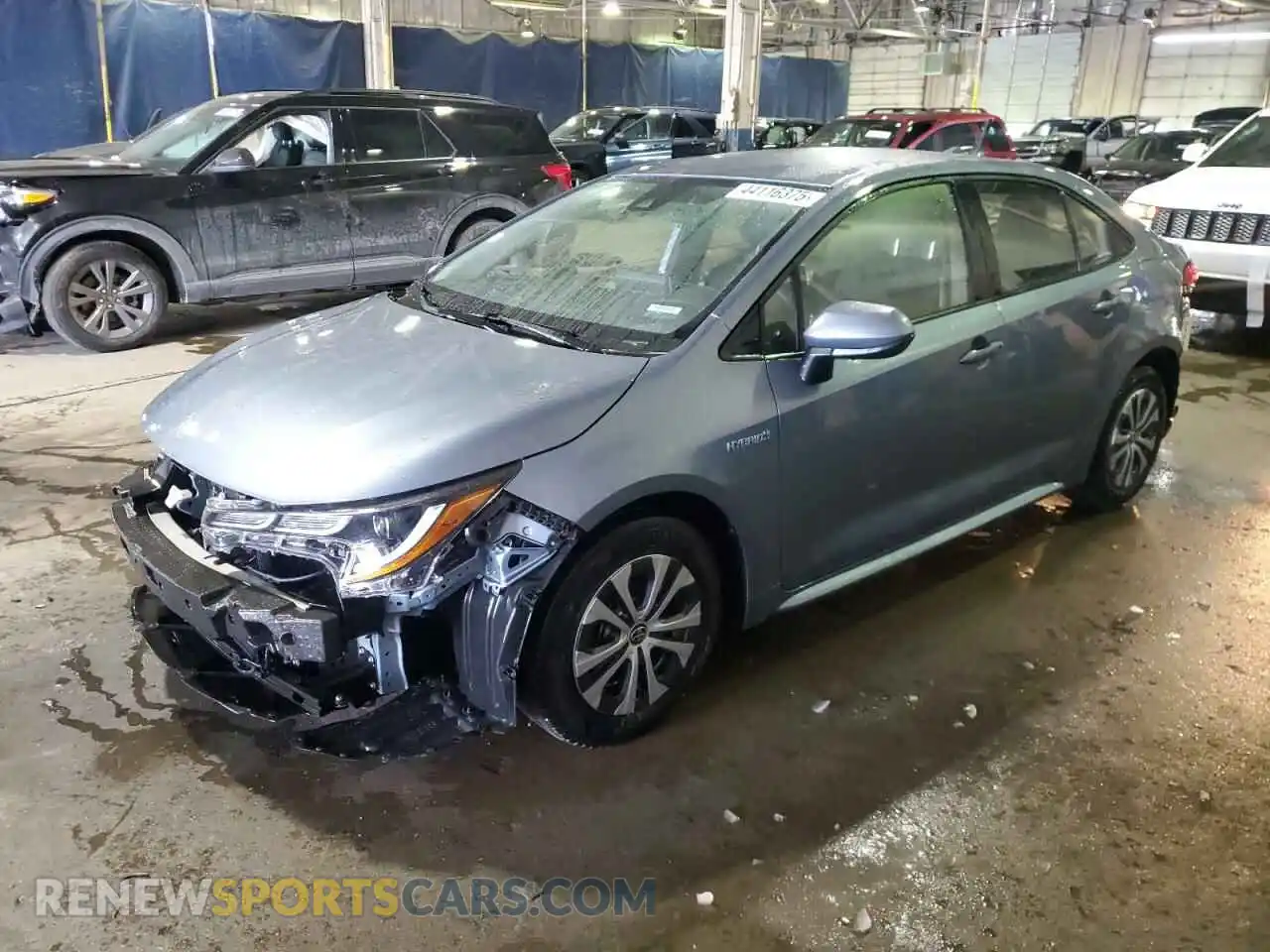 1 Photograph of a damaged car JTDEAMDE5MJ023905 TOYOTA COROLLA 2021