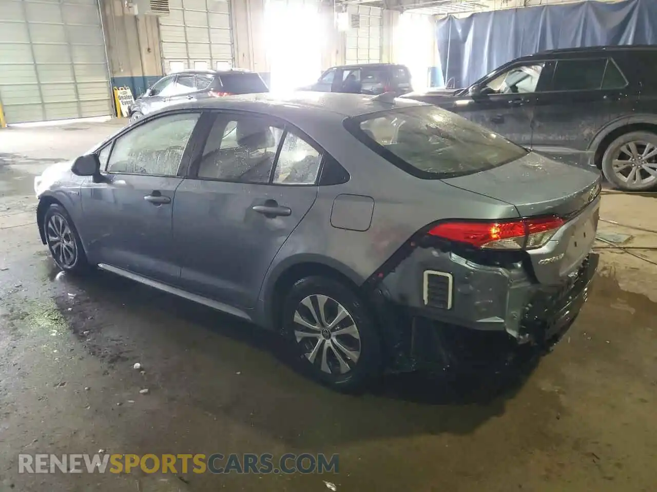 2 Photograph of a damaged car JTDEAMDE5MJ023905 TOYOTA COROLLA 2021