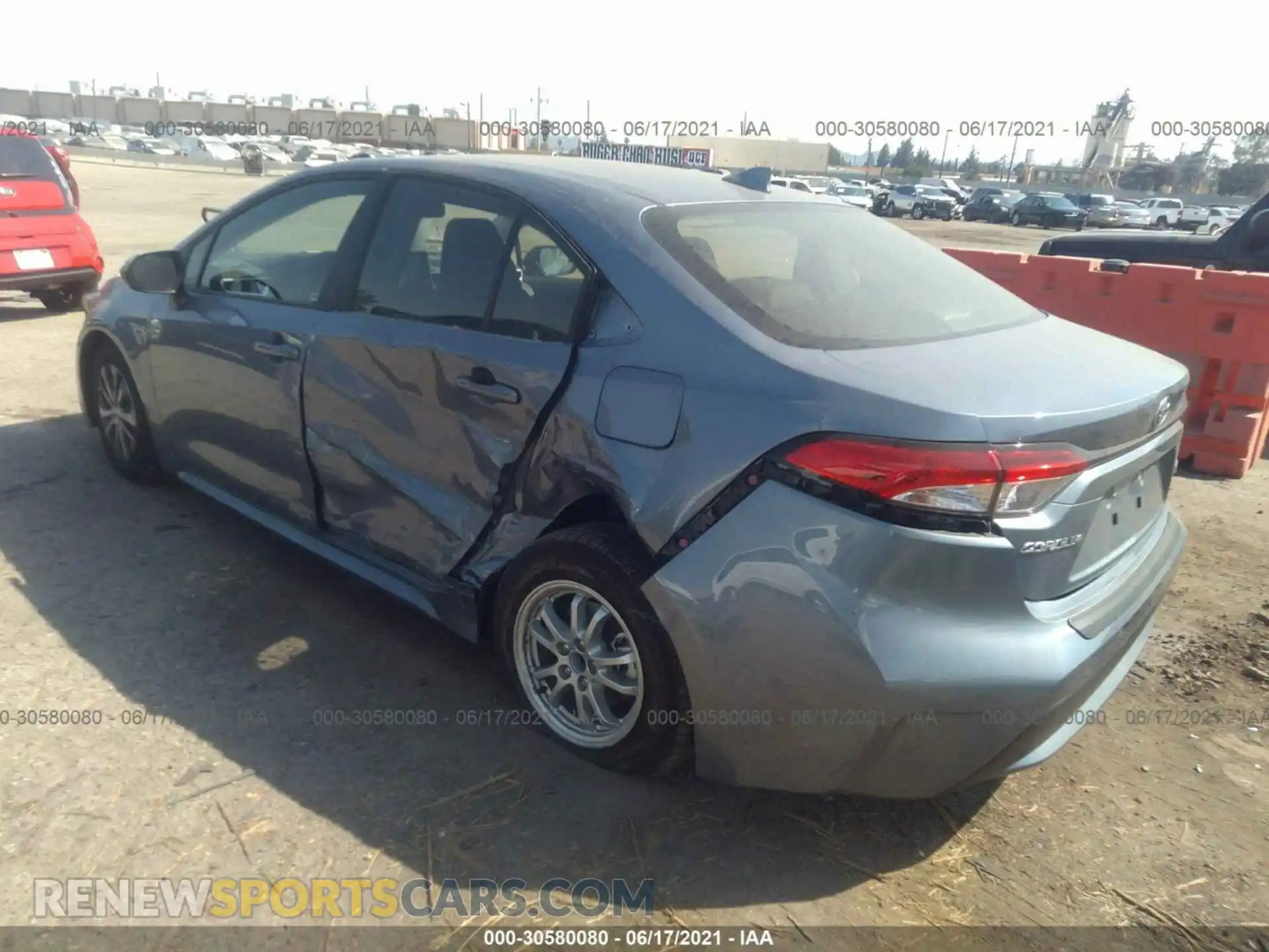 3 Photograph of a damaged car JTDEAMDE5MJ025962 TOYOTA COROLLA 2021