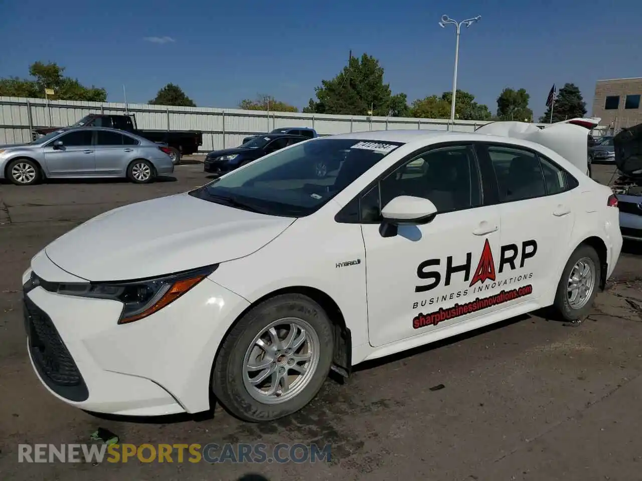 1 Photograph of a damaged car JTDEAMDE5MJ032829 TOYOTA COROLLA 2021