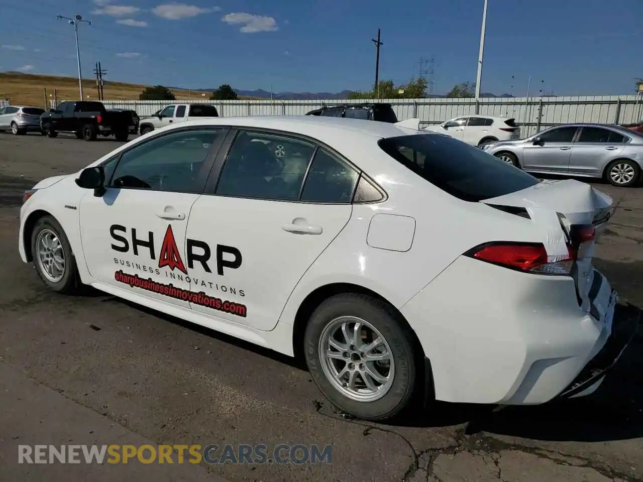 2 Photograph of a damaged car JTDEAMDE5MJ032829 TOYOTA COROLLA 2021