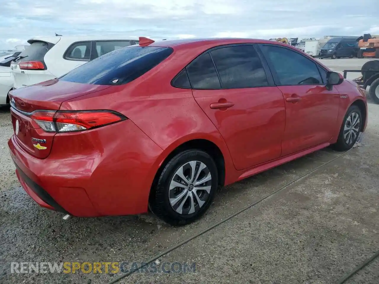 3 Photograph of a damaged car JTDEAMDE6MJ002190 TOYOTA COROLLA 2021
