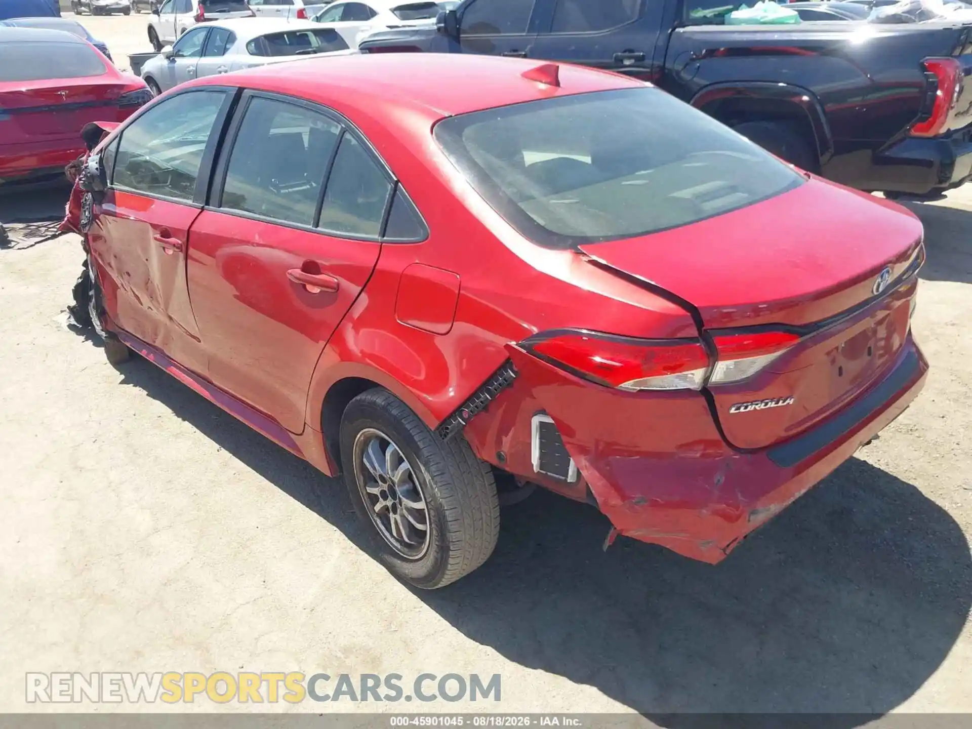 3 Photograph of a damaged car JTDEAMDE6MJ008877 TOYOTA COROLLA 2021
