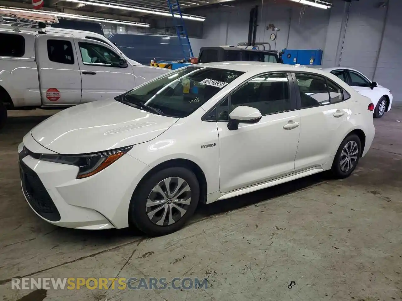 1 Photograph of a damaged car JTDEAMDE6MJ011908 TOYOTA COROLLA 2021