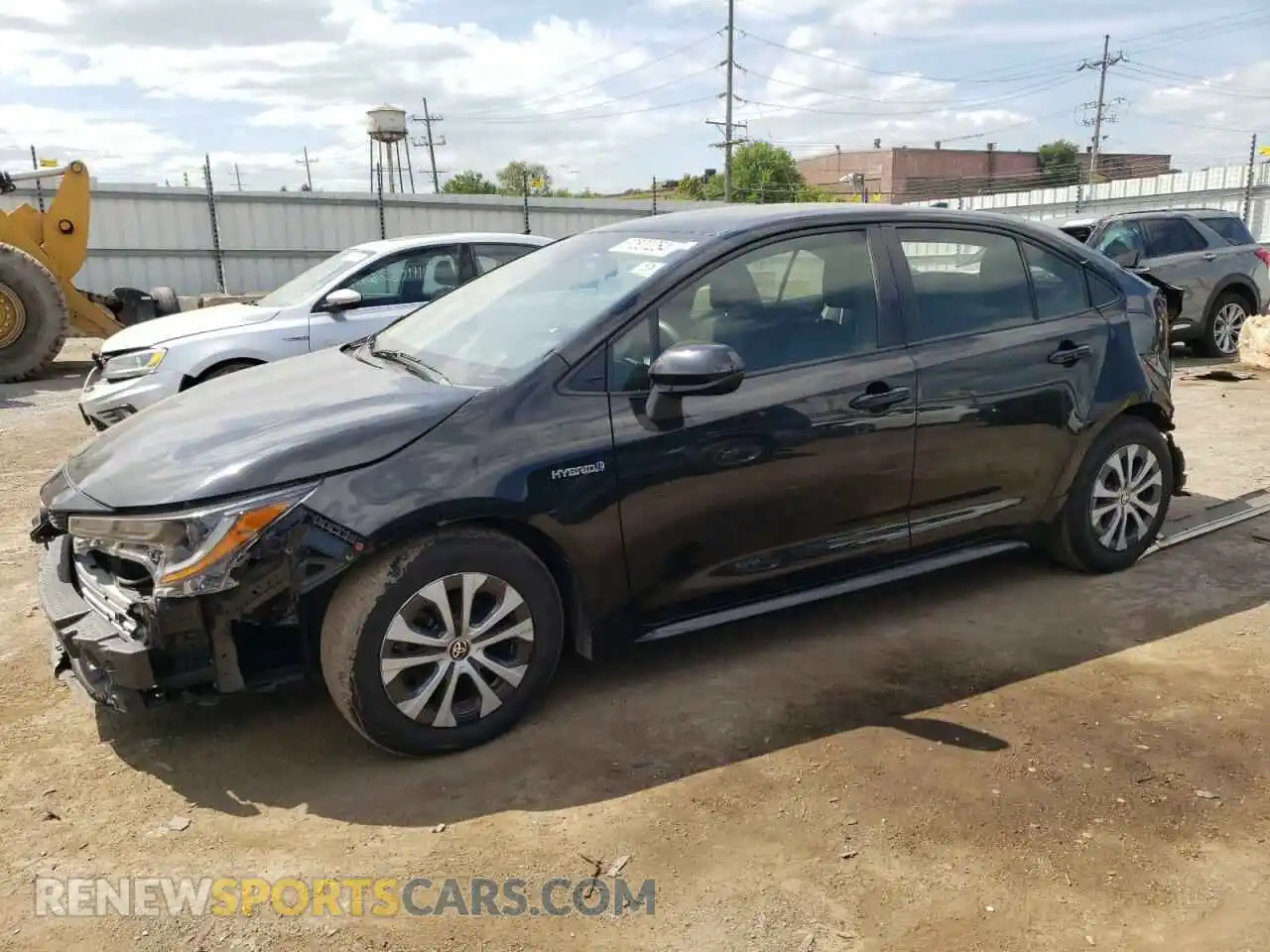 1 Photograph of a damaged car JTDEAMDE6MJ019555 TOYOTA COROLLA 2021