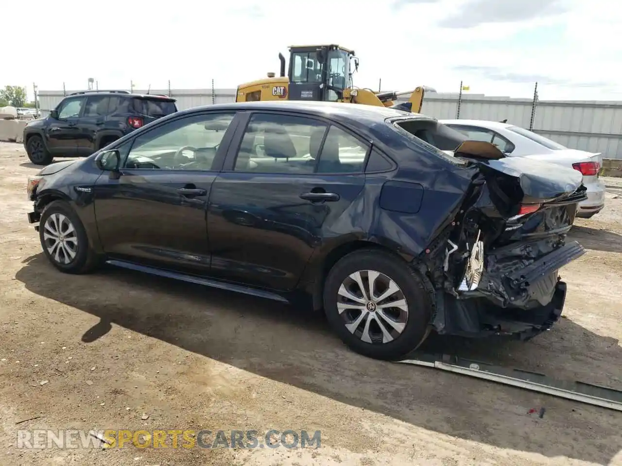 2 Photograph of a damaged car JTDEAMDE6MJ019555 TOYOTA COROLLA 2021