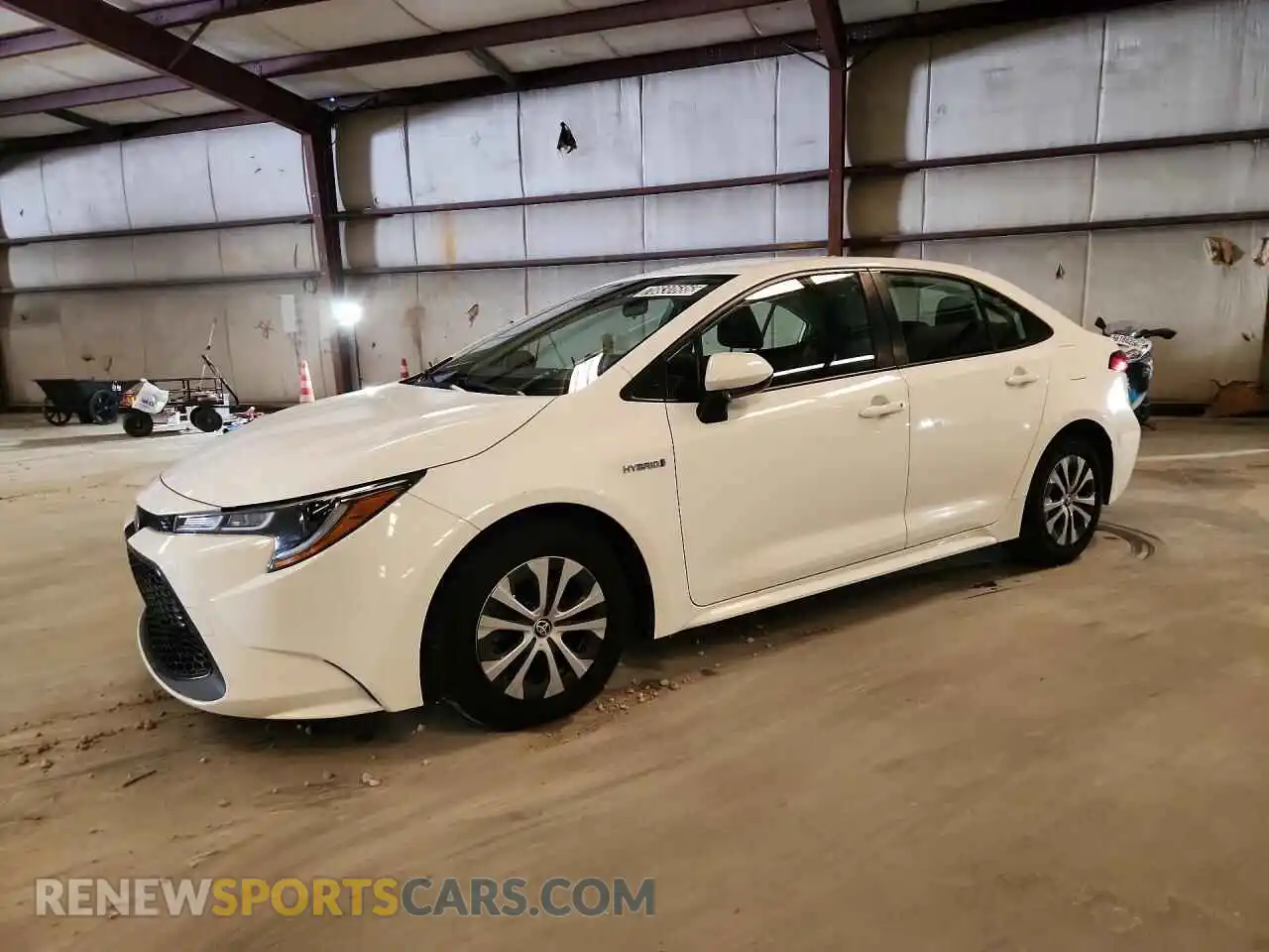 1 Photograph of a damaged car JTDEAMDE6MJ022200 TOYOTA COROLLA 2021