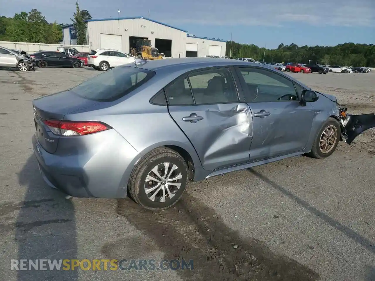 3 Photograph of a damaged car JTDEAMDE6MJ028157 TOYOTA COROLLA 2021