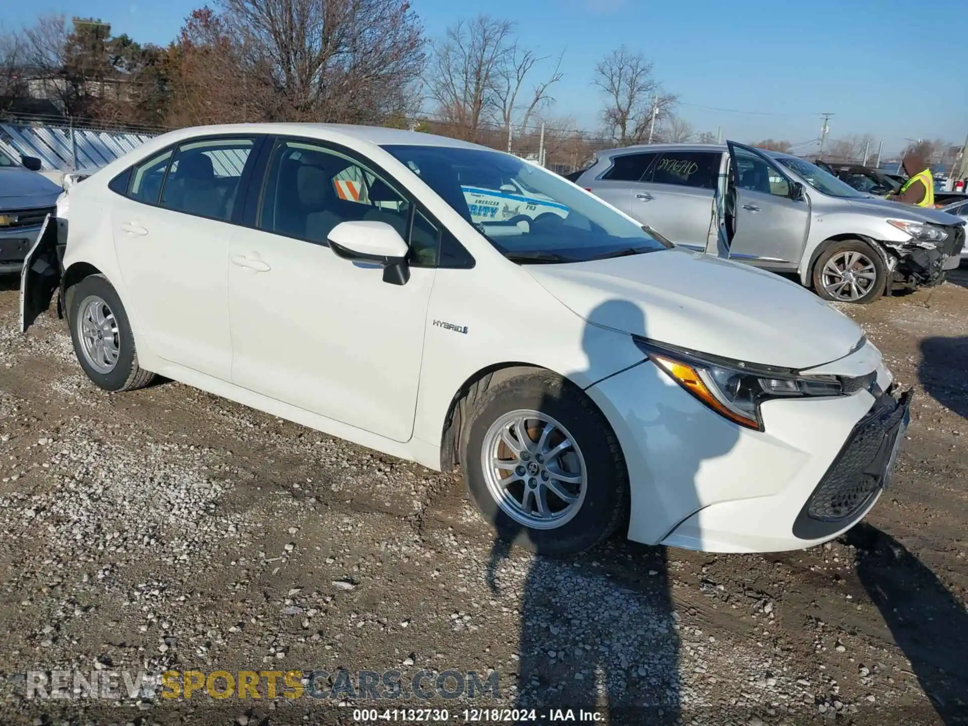 1 Photograph of a damaged car JTDEAMDE7MJ007799 TOYOTA COROLLA 2021