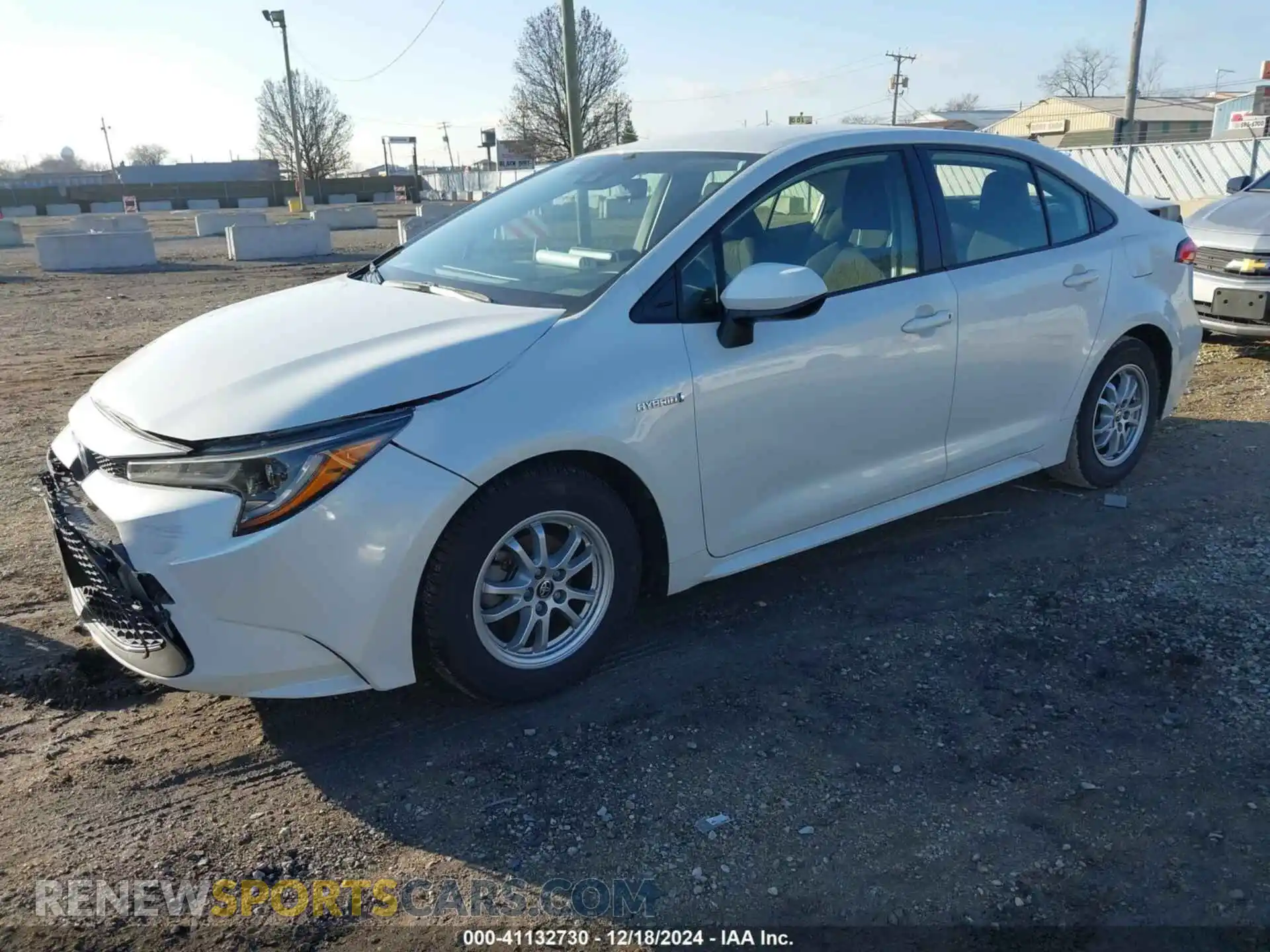 2 Photograph of a damaged car JTDEAMDE7MJ007799 TOYOTA COROLLA 2021