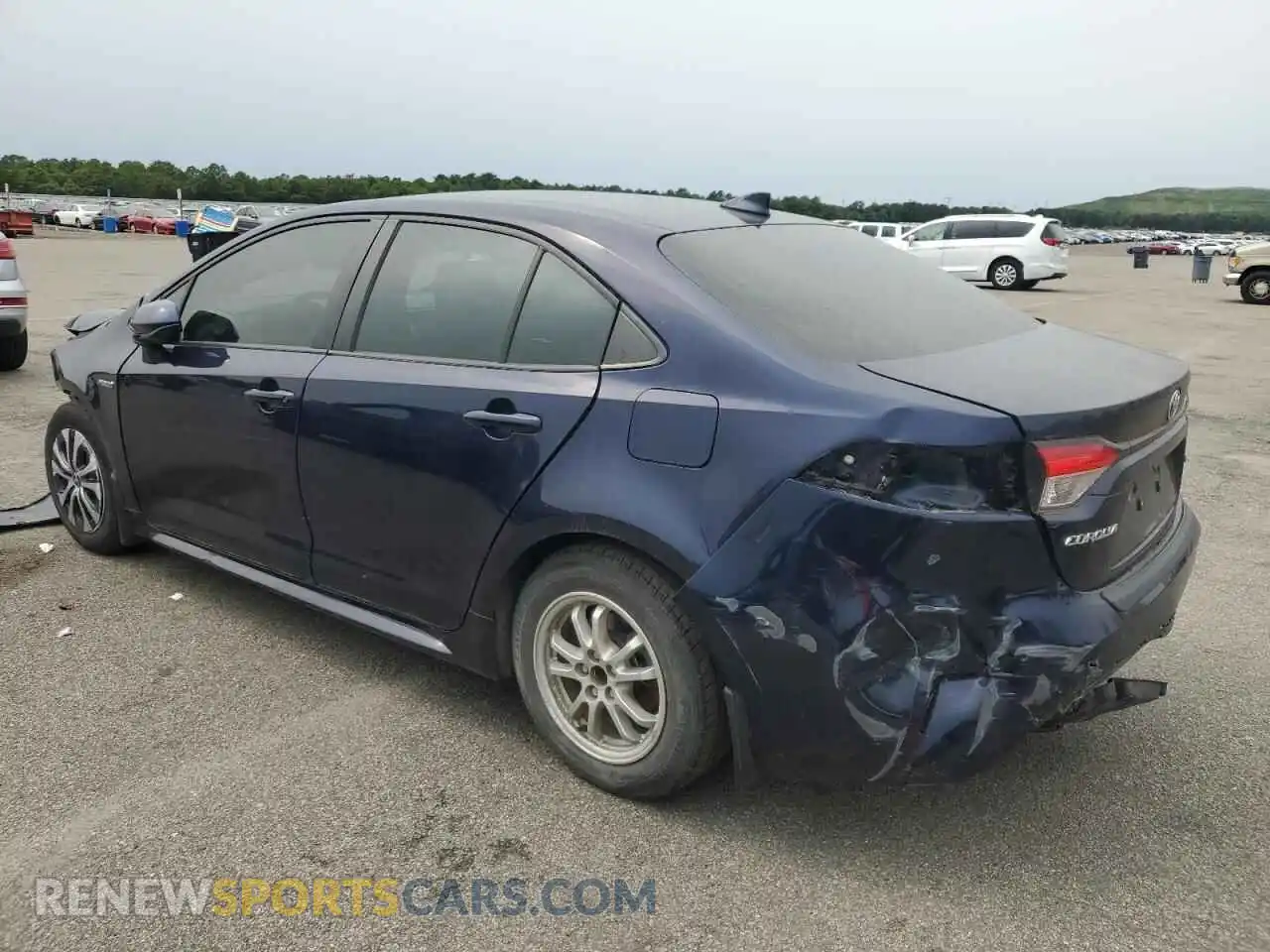 2 Photograph of a damaged car JTDEAMDE7MJ010105 TOYOTA COROLLA 2021
