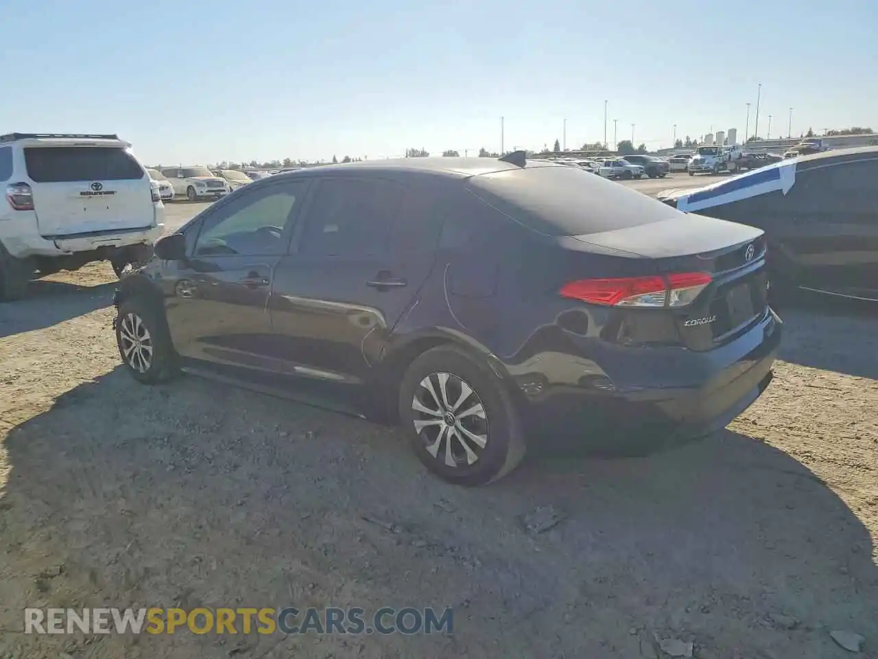 2 Photograph of a damaged car JTDEAMDE7MJ012646 TOYOTA COROLLA 2021