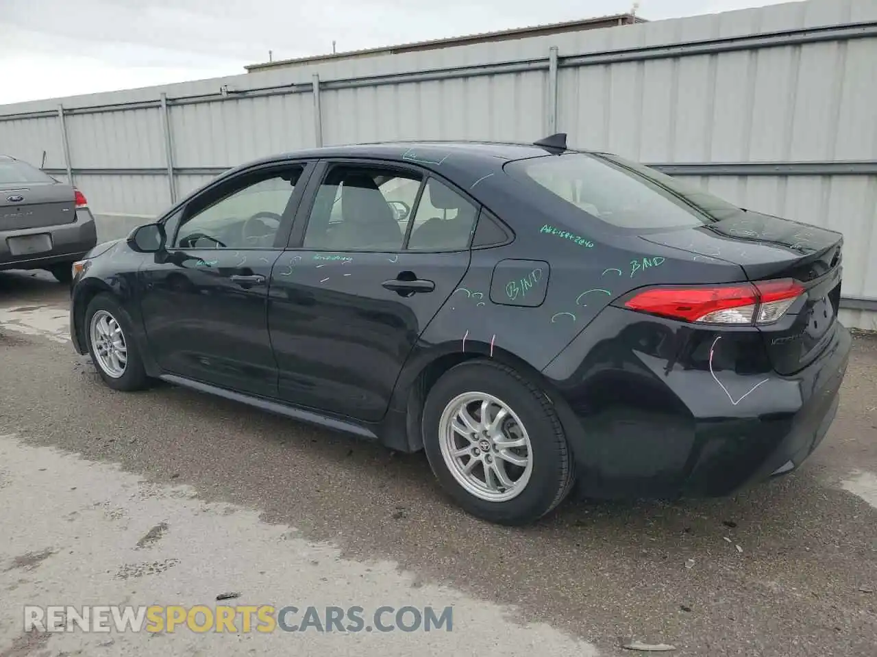 2 Photograph of a damaged car JTDEAMDE7MJ014543 TOYOTA COROLLA 2021