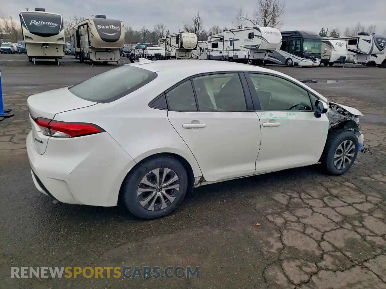 3 Photograph of a damaged car JTDEAMDE7MJ015367 TOYOTA COROLLA 2021