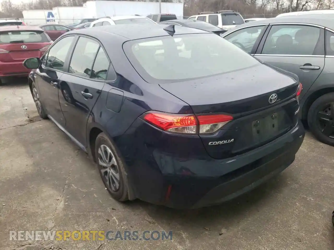 3 Photograph of a damaged car JTDEAMDE7MJ030516 TOYOTA COROLLA 2021