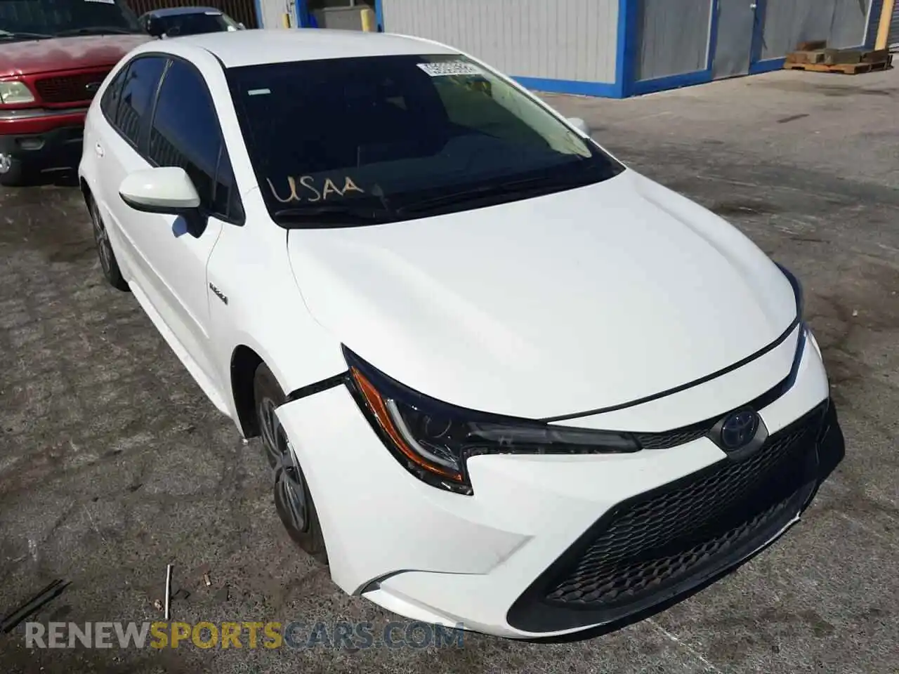 1 Photograph of a damaged car JTDEAMDE8MJ004071 TOYOTA COROLLA 2021
