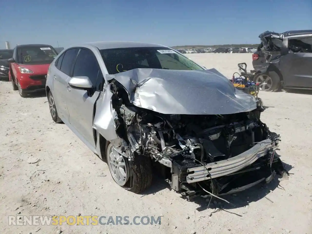 1 fotografías del automóvil dañado JTDEAMDE8MJ013174 TOYOTA COROLLA 2021