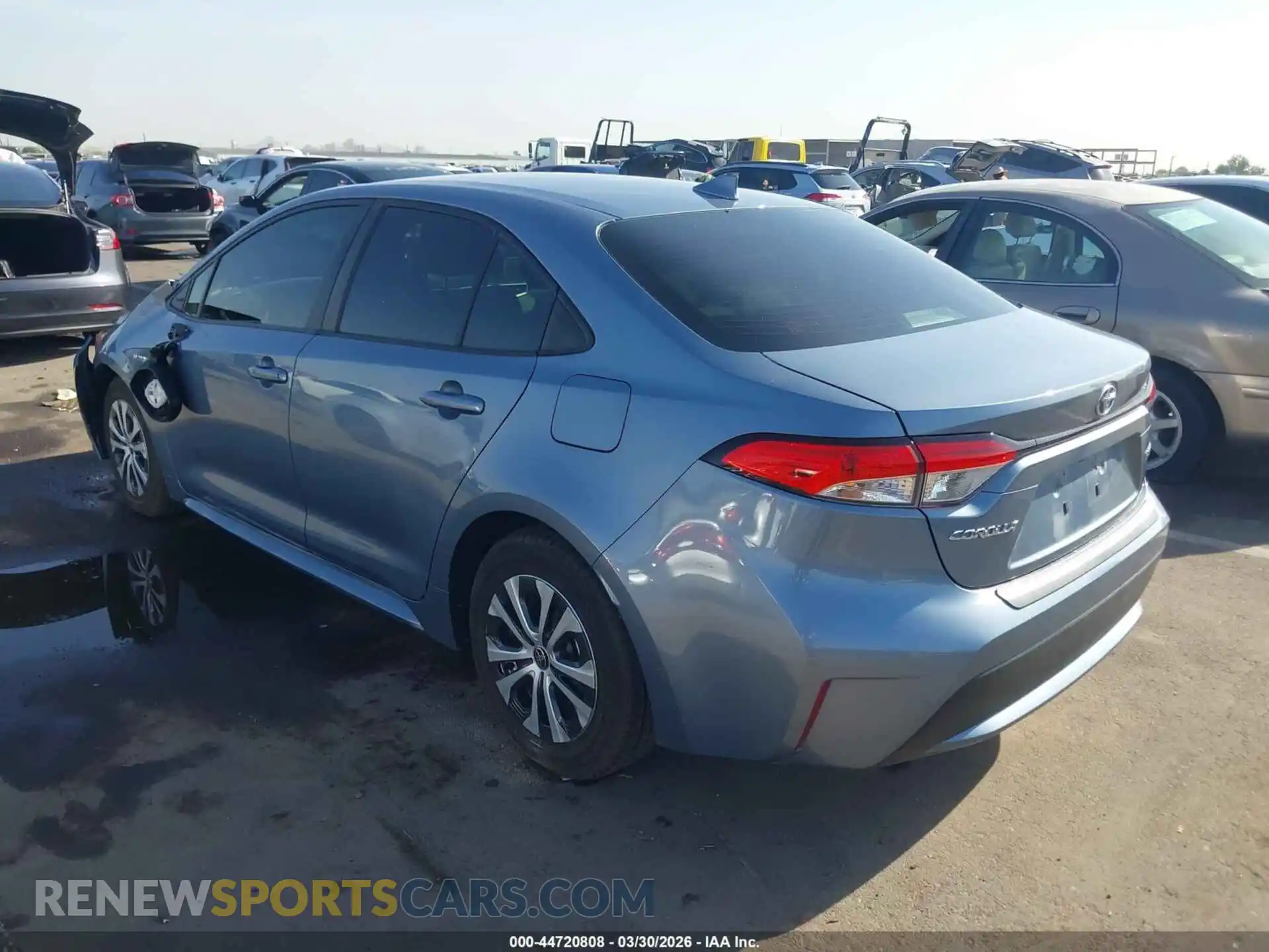 3 Photograph of a damaged car JTDEAMDE8MJ024269 TOYOTA COROLLA 2021