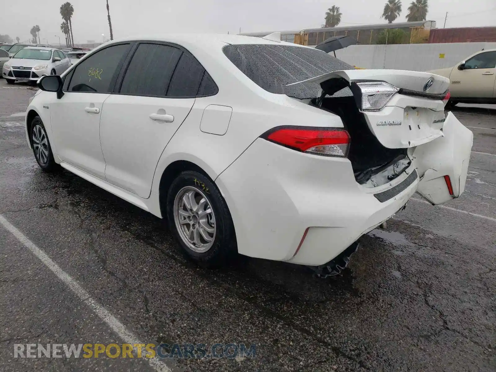 3 Photograph of a damaged car JTDEAMDE8MJ026975 TOYOTA COROLLA 2021
