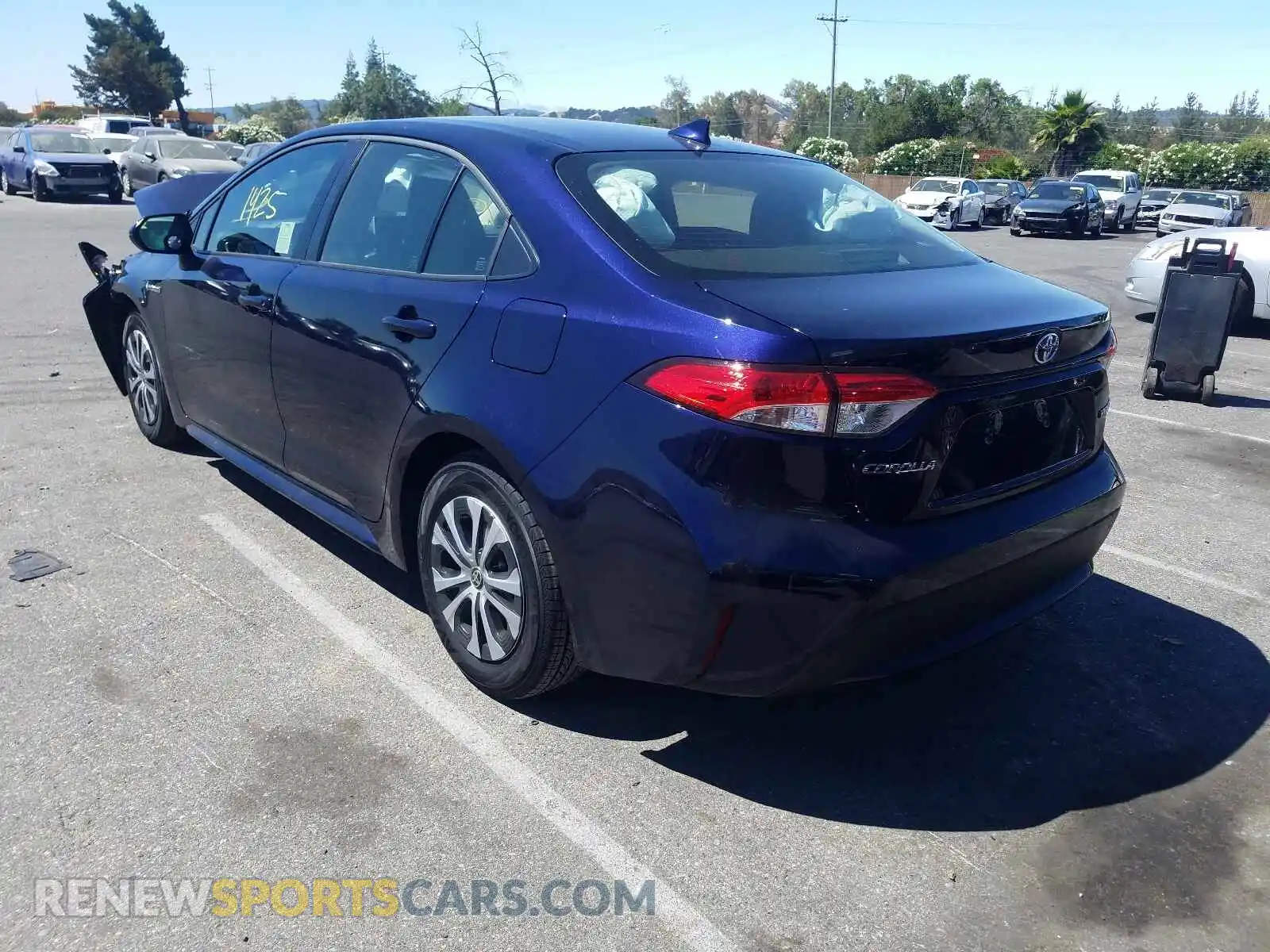 3 Photograph of a damaged car JTDEAMDE8MJ033554 TOYOTA COROLLA 2021