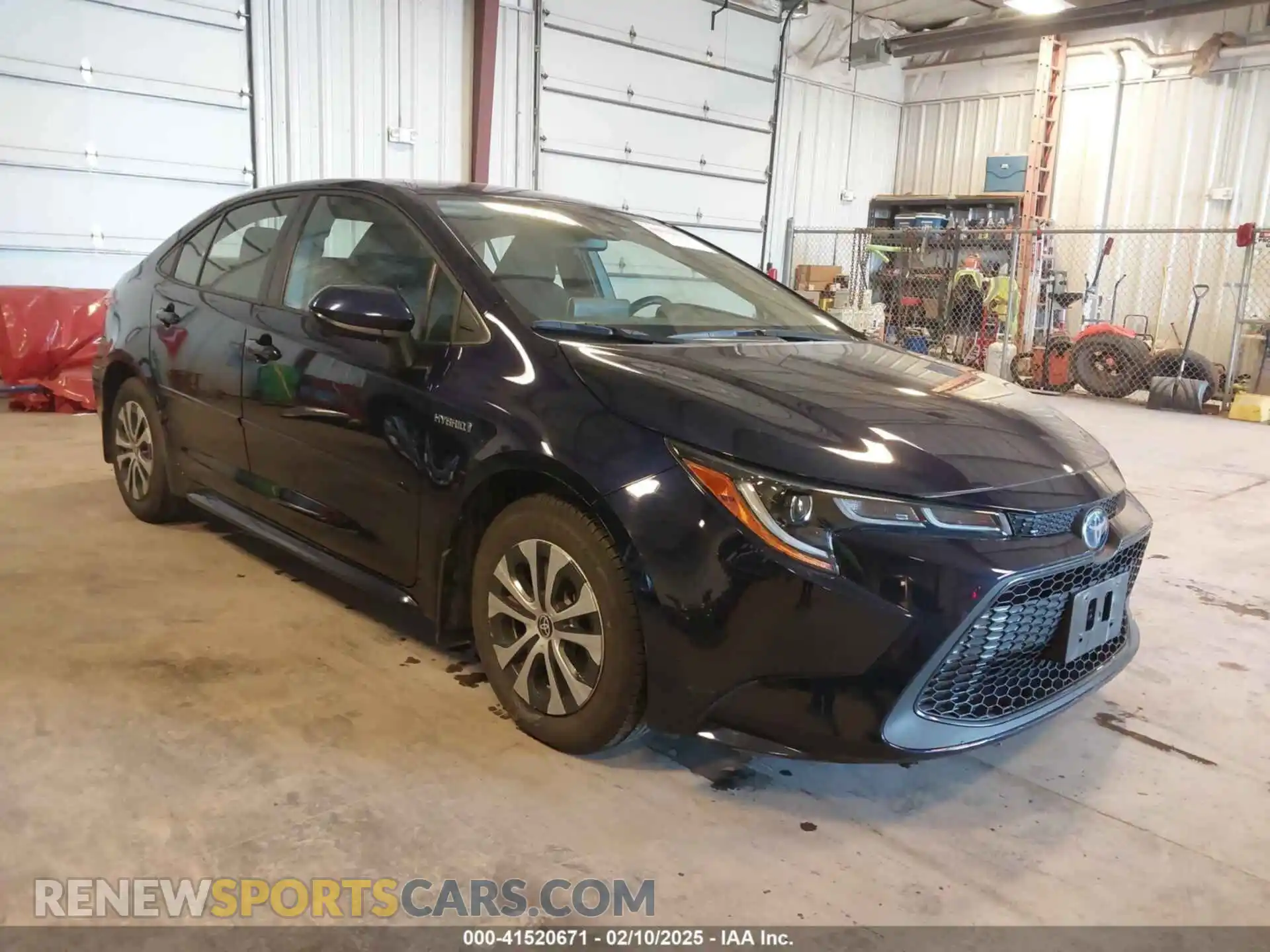 1 Photograph of a damaged car JTDEAMDE9MJ009196 TOYOTA COROLLA 2021