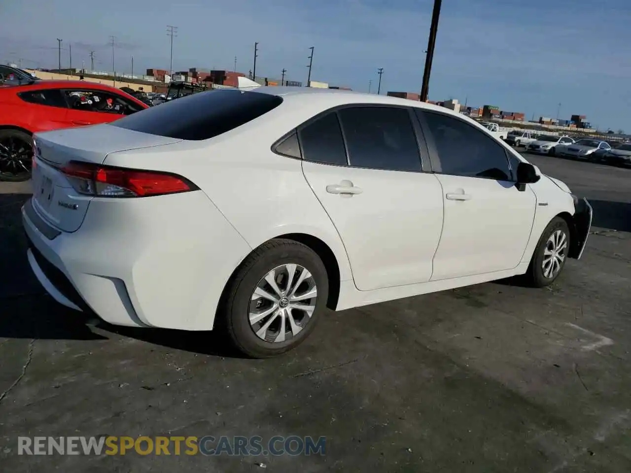 3 Photograph of a damaged car JTDEAMDE9MJ009747 TOYOTA COROLLA 2021
