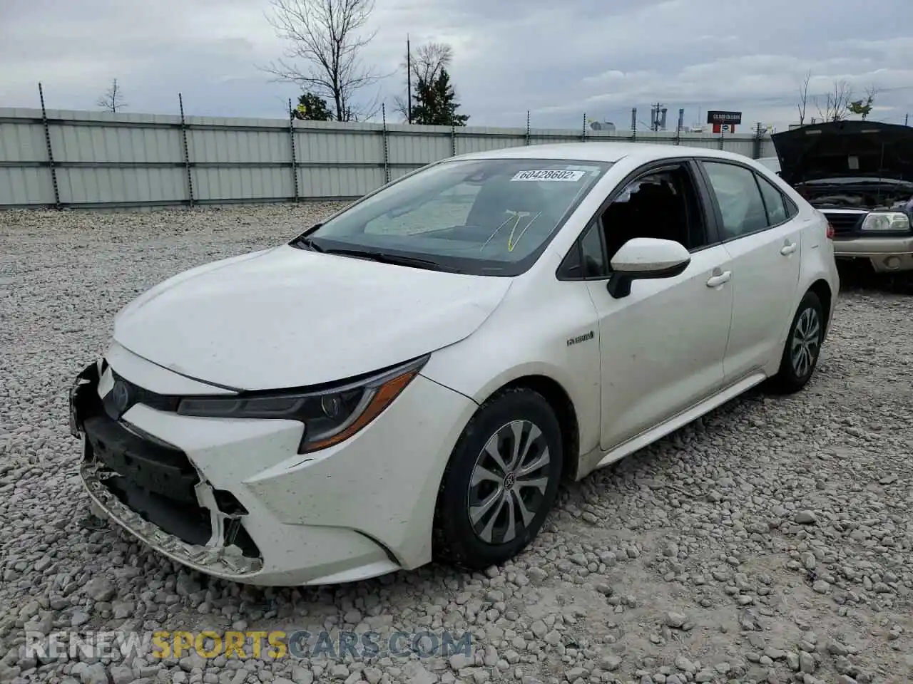 2 Photograph of a damaged car JTDEAMDE9MJ014608 TOYOTA COROLLA 2021