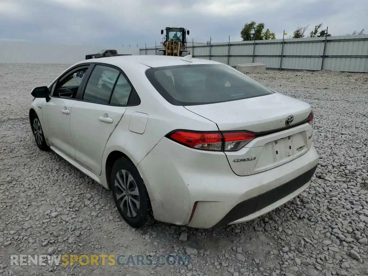 3 Photograph of a damaged car JTDEAMDE9MJ014608 TOYOTA COROLLA 2021