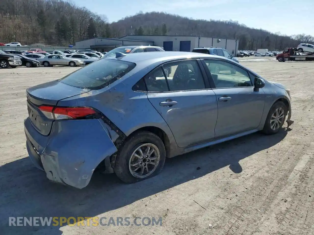 3 Photograph of a damaged car JTDEAMDE9MJ019064 TOYOTA COROLLA 2021