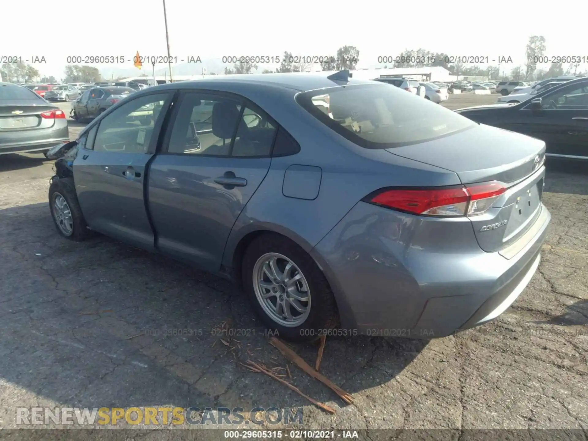 3 Photograph of a damaged car JTDEAMDEXMJ001432 TOYOTA COROLLA 2021