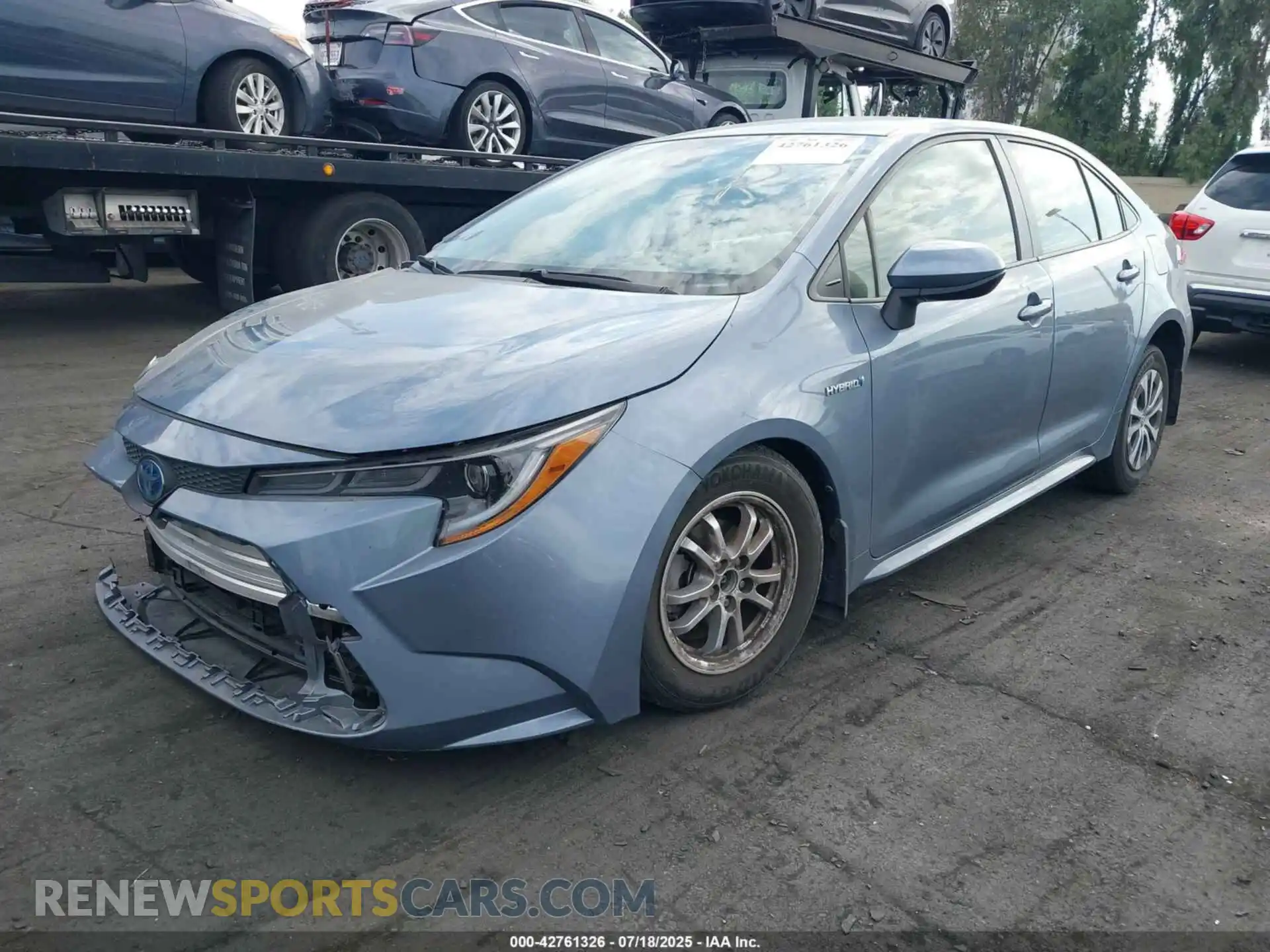 2 Photograph of a damaged car JTDEAMDEXMJ001740 TOYOTA COROLLA 2021
