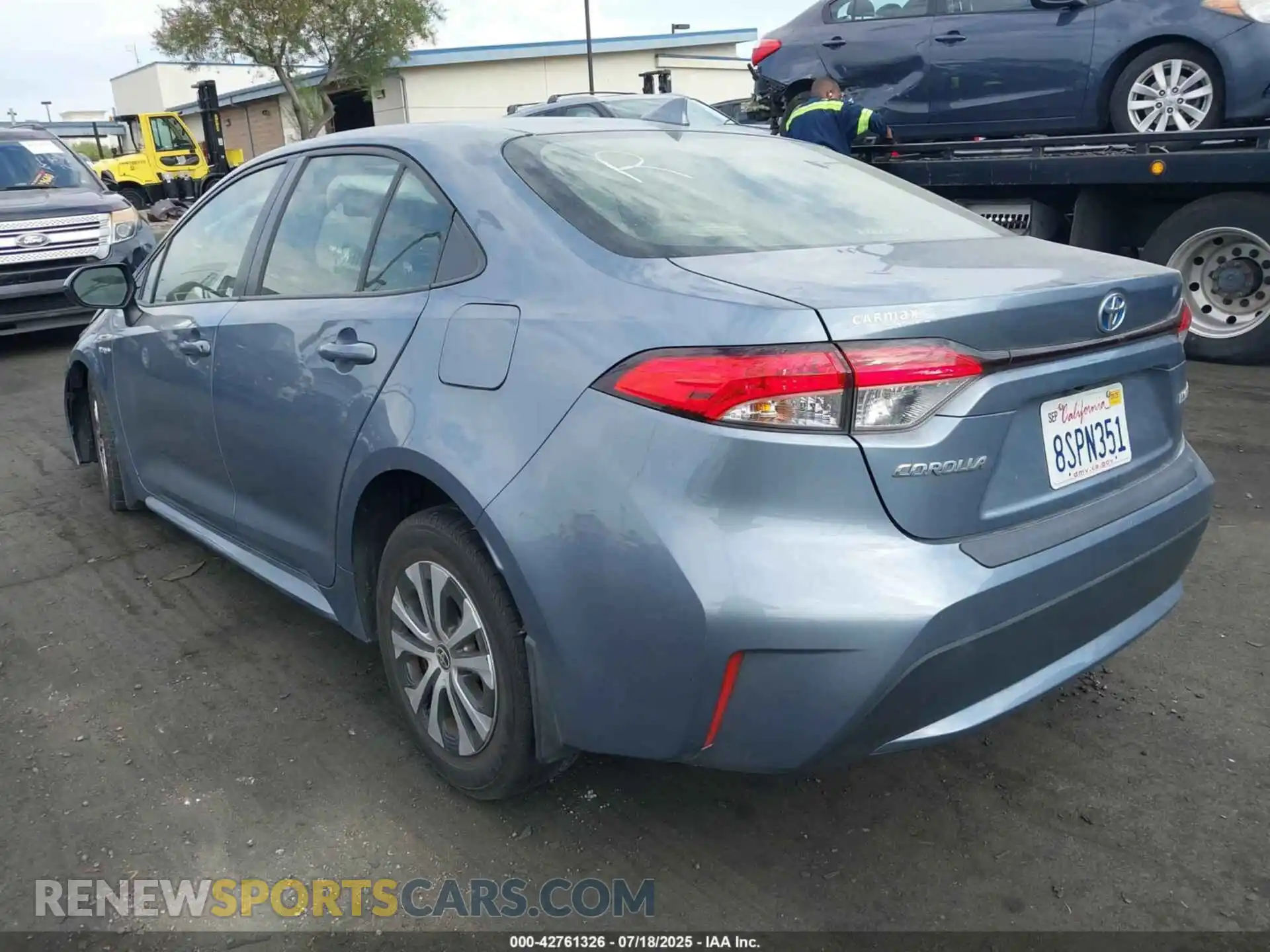 3 Photograph of a damaged car JTDEAMDEXMJ001740 TOYOTA COROLLA 2021