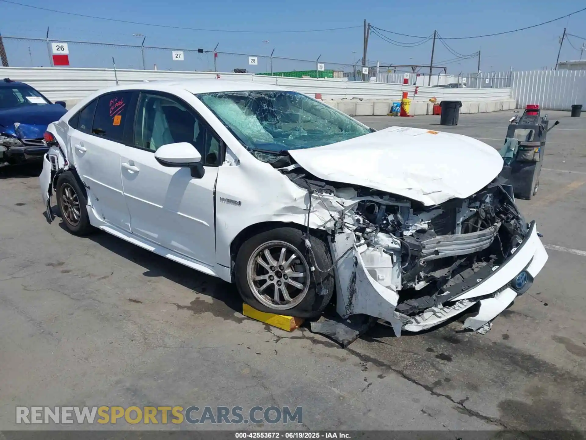 1 Photograph of a damaged car JTDEAMDEXMJ001950 TOYOTA COROLLA 2021