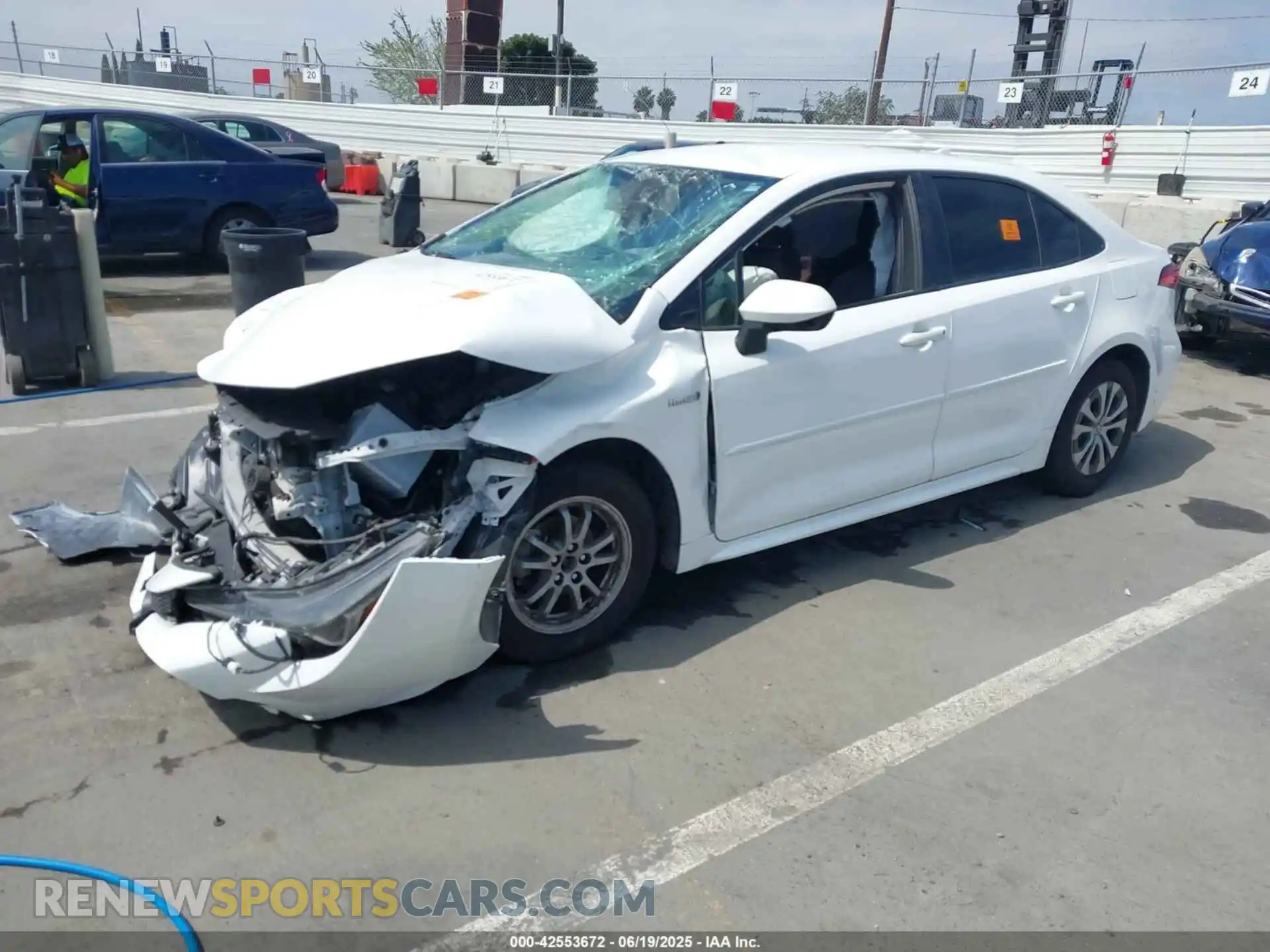 2 Photograph of a damaged car JTDEAMDEXMJ001950 TOYOTA COROLLA 2021