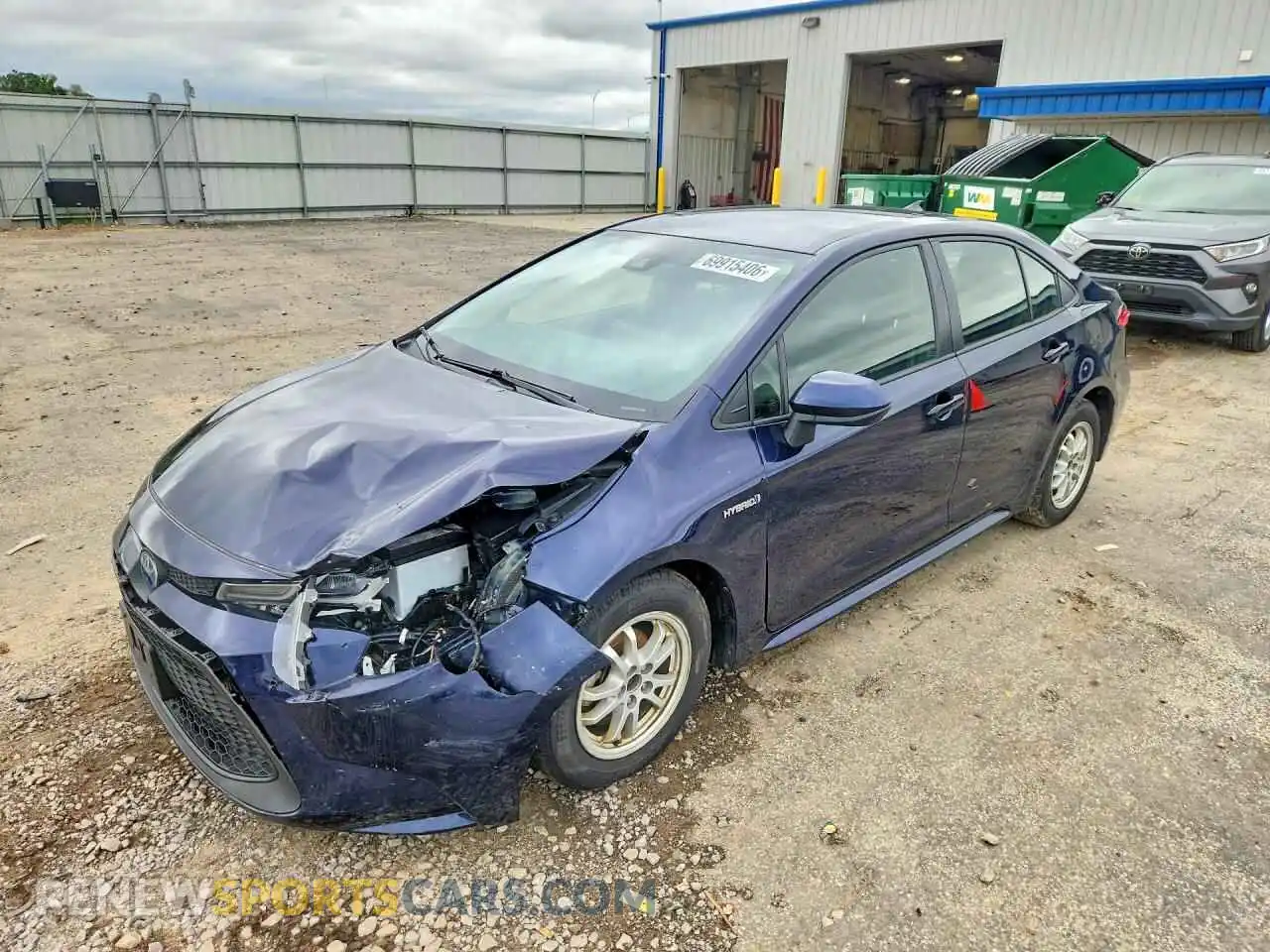 1 Фотография поврежденного автомобиля JTDEAMDEXMJ002032 TOYOTA COROLLA 2021