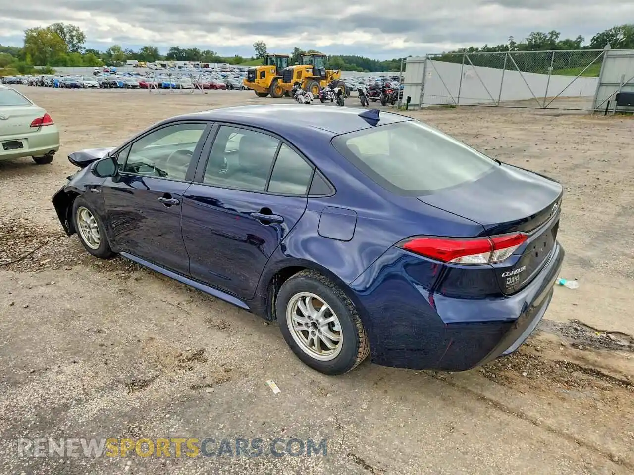 2 Фотография поврежденного автомобиля JTDEAMDEXMJ002032 TOYOTA COROLLA 2021