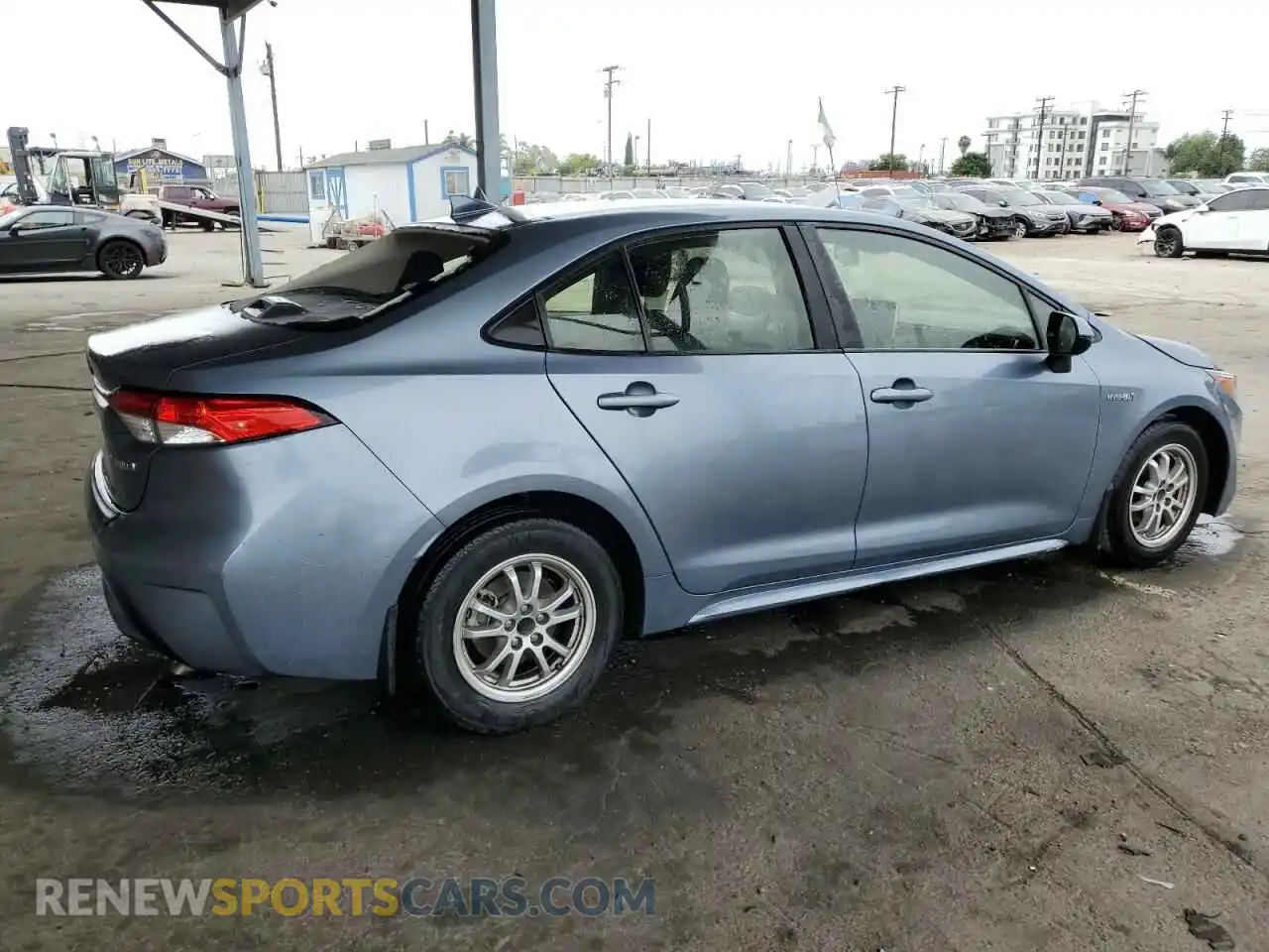 3 Photograph of a damaged car JTDEAMDEXMJ002080 TOYOTA COROLLA 2021