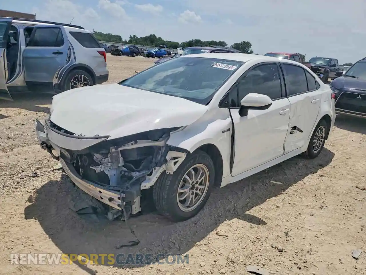 1 Фотография поврежденного автомобиля JTDEAMDEXMJ003682 TOYOTA COROLLA 2021